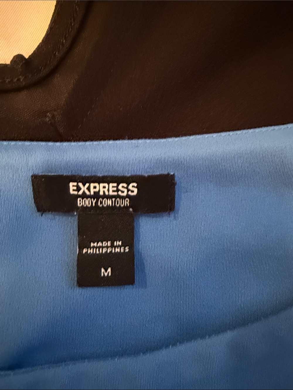 Express Red Striped, Blue and Black Women’s Bodysuit Trio - Picture 2 of 5